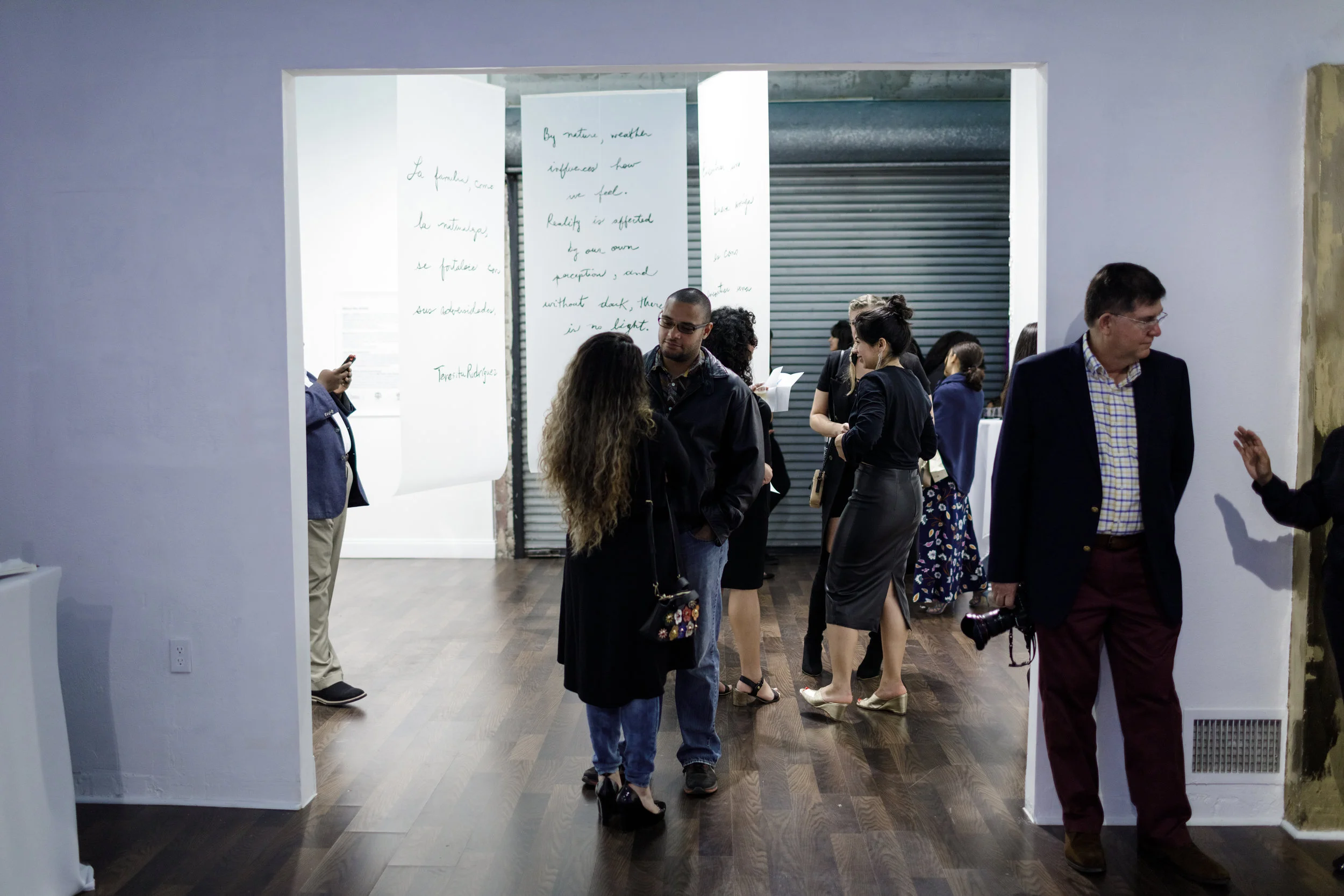 Photo from last year’s event at Northwyn Studios, Origins: Mother & Nature, in collaboration with ceramist Morel Doucet.