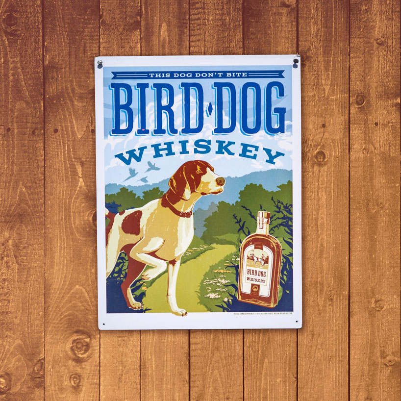 Retro Bird Dog Metal Tacker