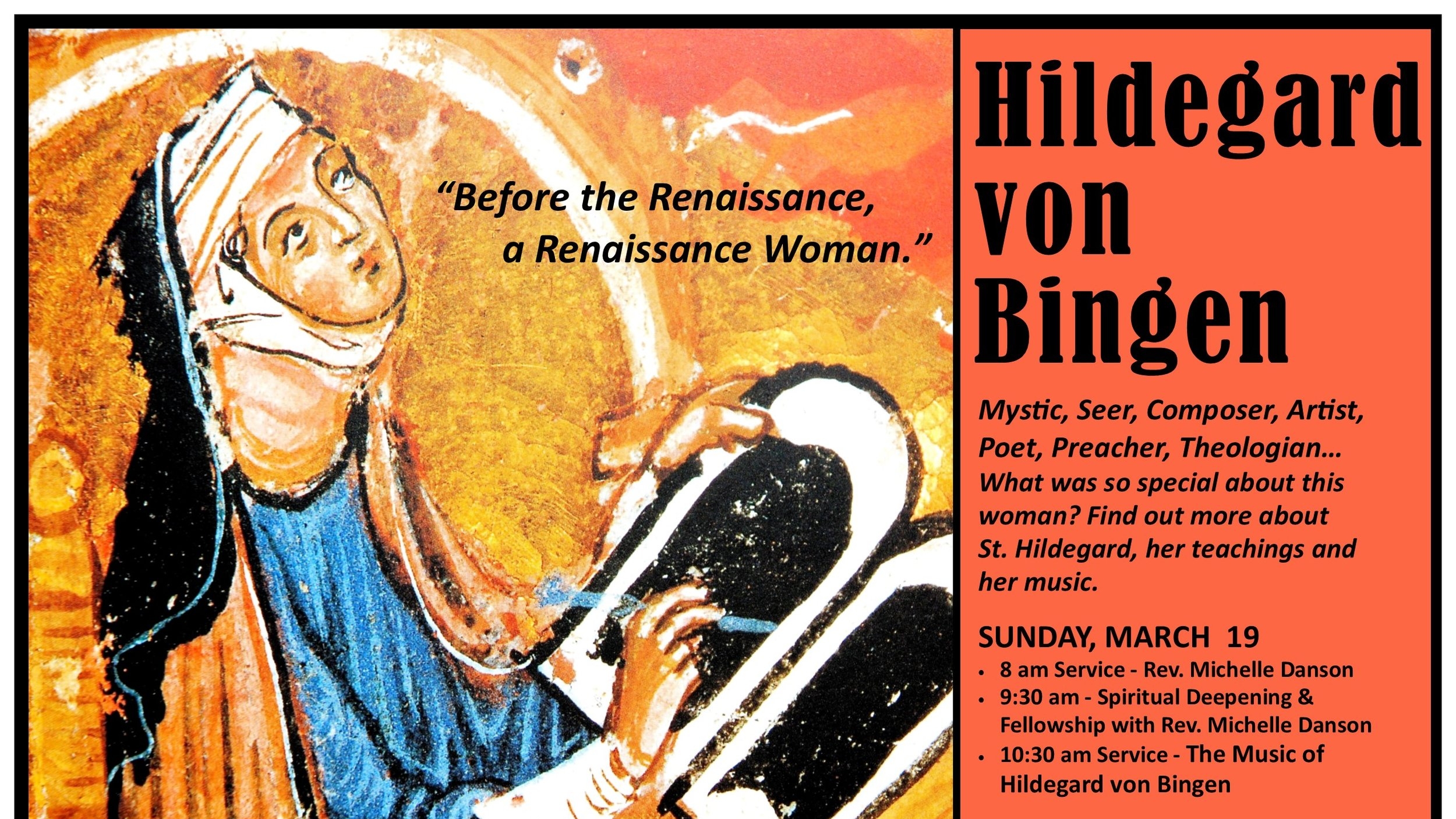 9:30am Hildegard of Bingen