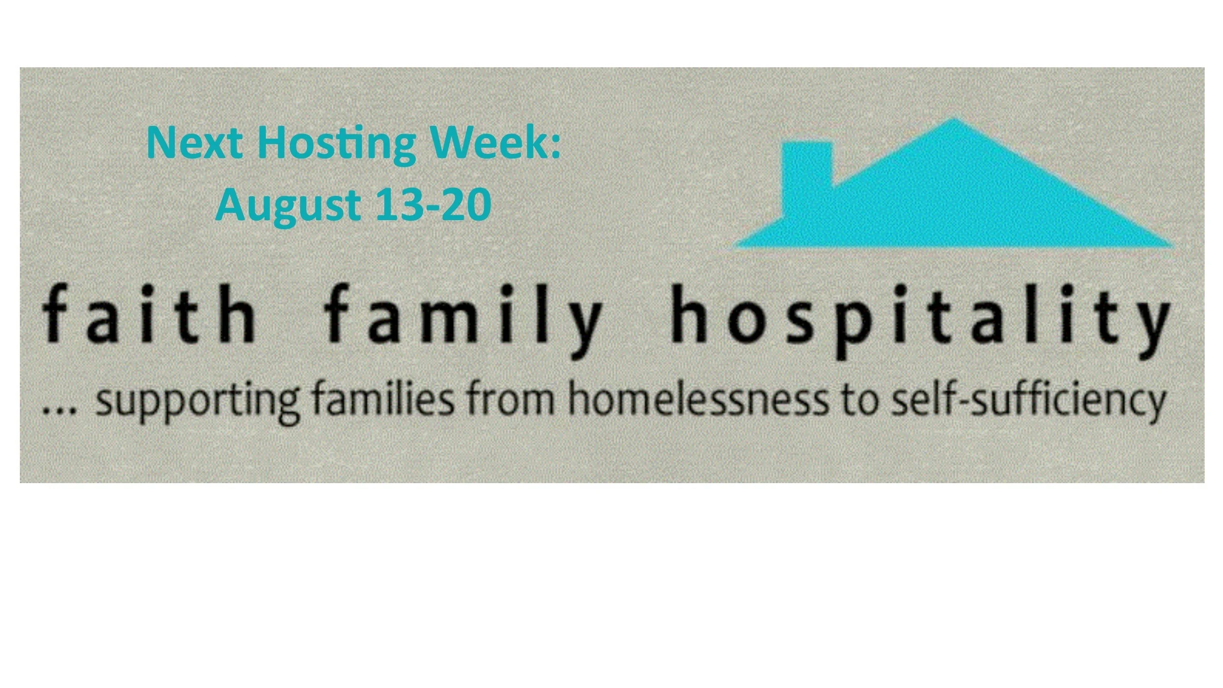 Faith Family Hospitality Hosting Week