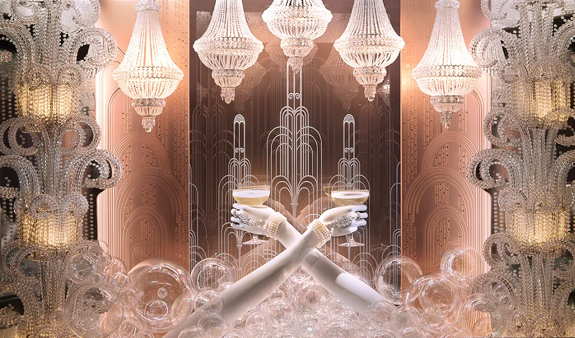 Show windows in collaboration with Catherine Martin