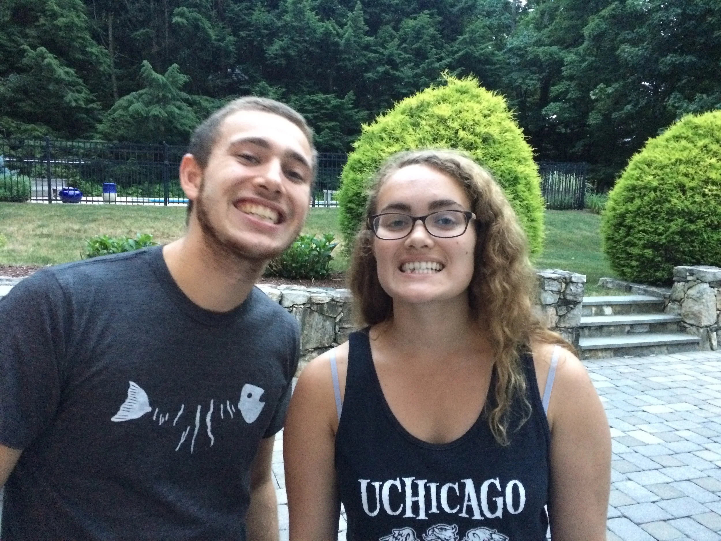  Co-founder Gabby Wimer and her brother, Max, snack on some delicious roasted mealworms 