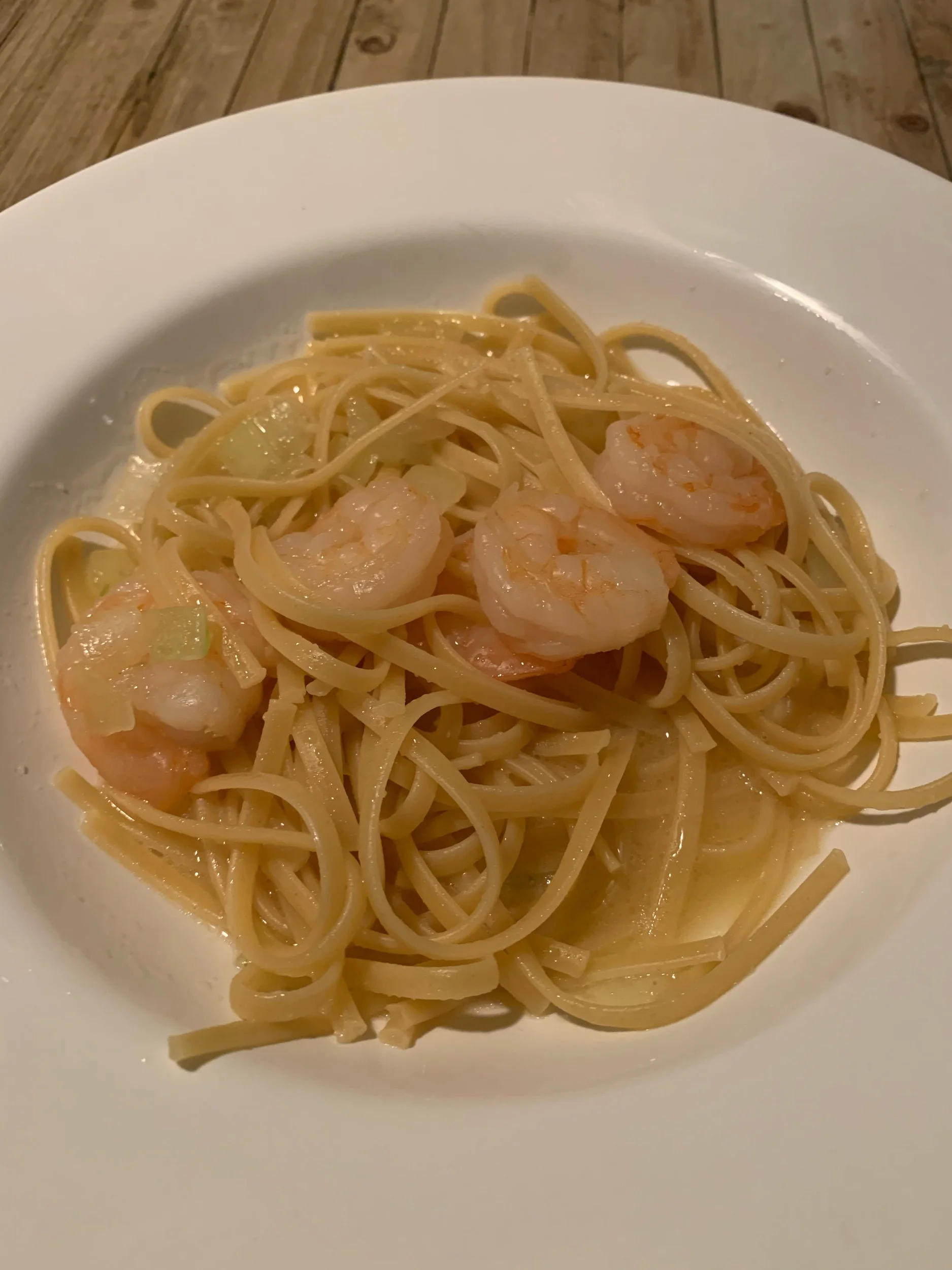 Butter Garlic Shrimp Noodles to warm you