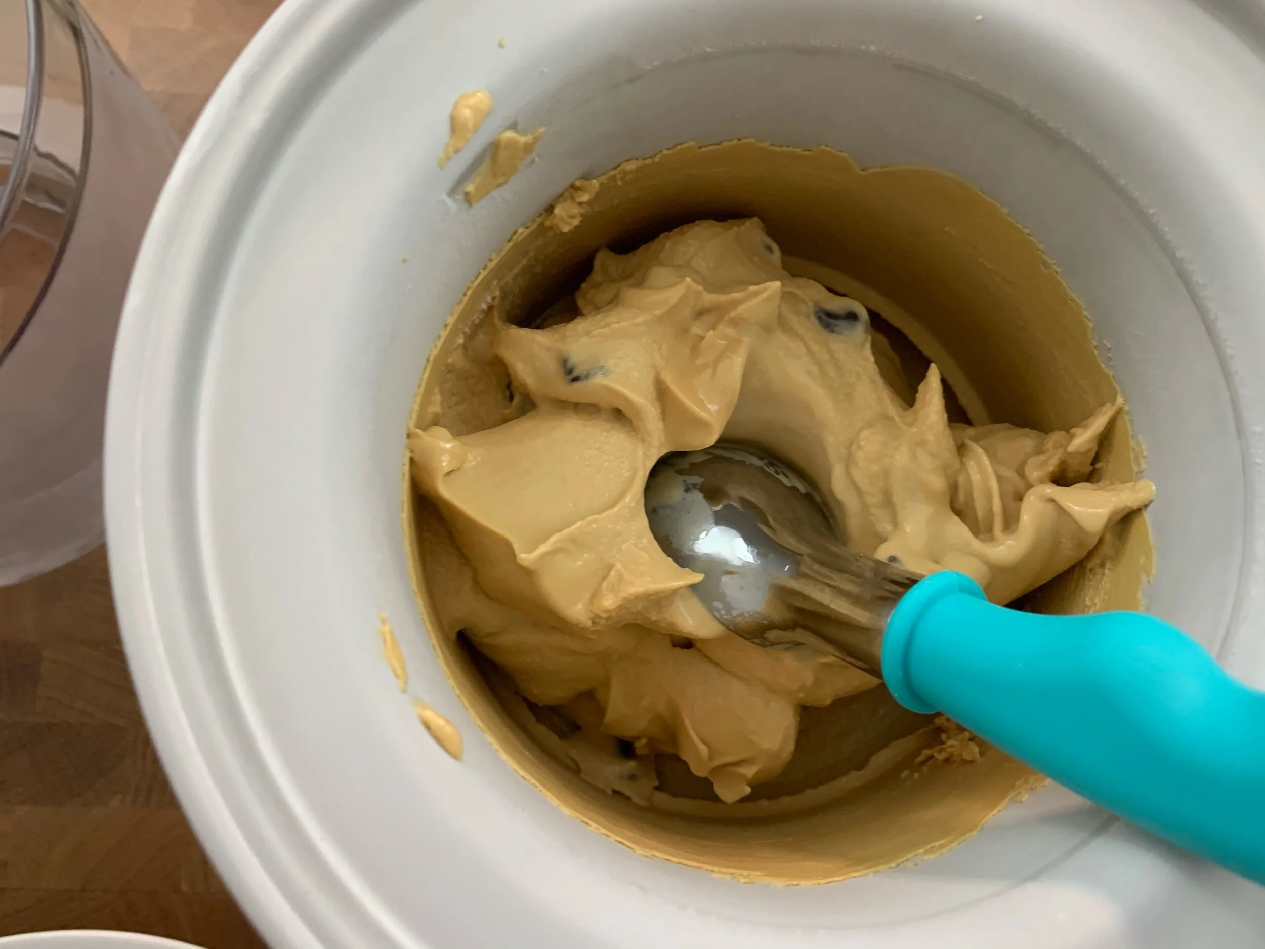 Homemade Ice Cream, Chocolate Chip, Dulce De Leche