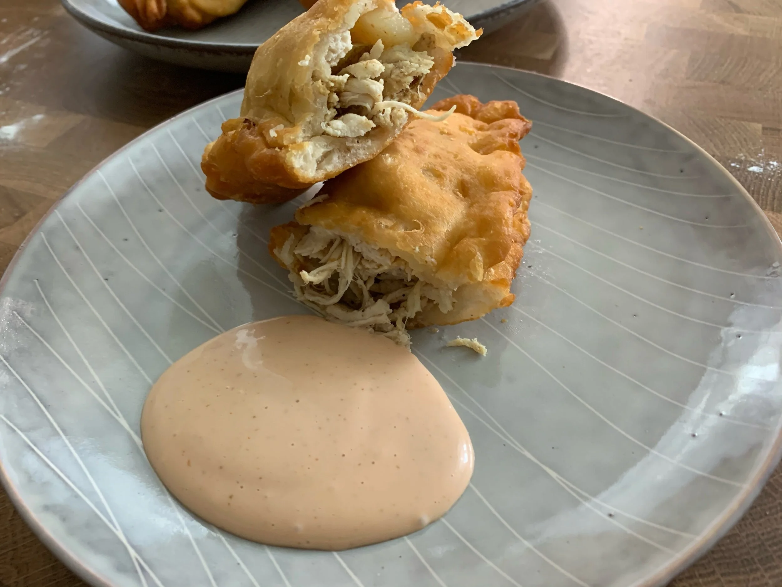 Chicken Empanadas with Salsa Golf