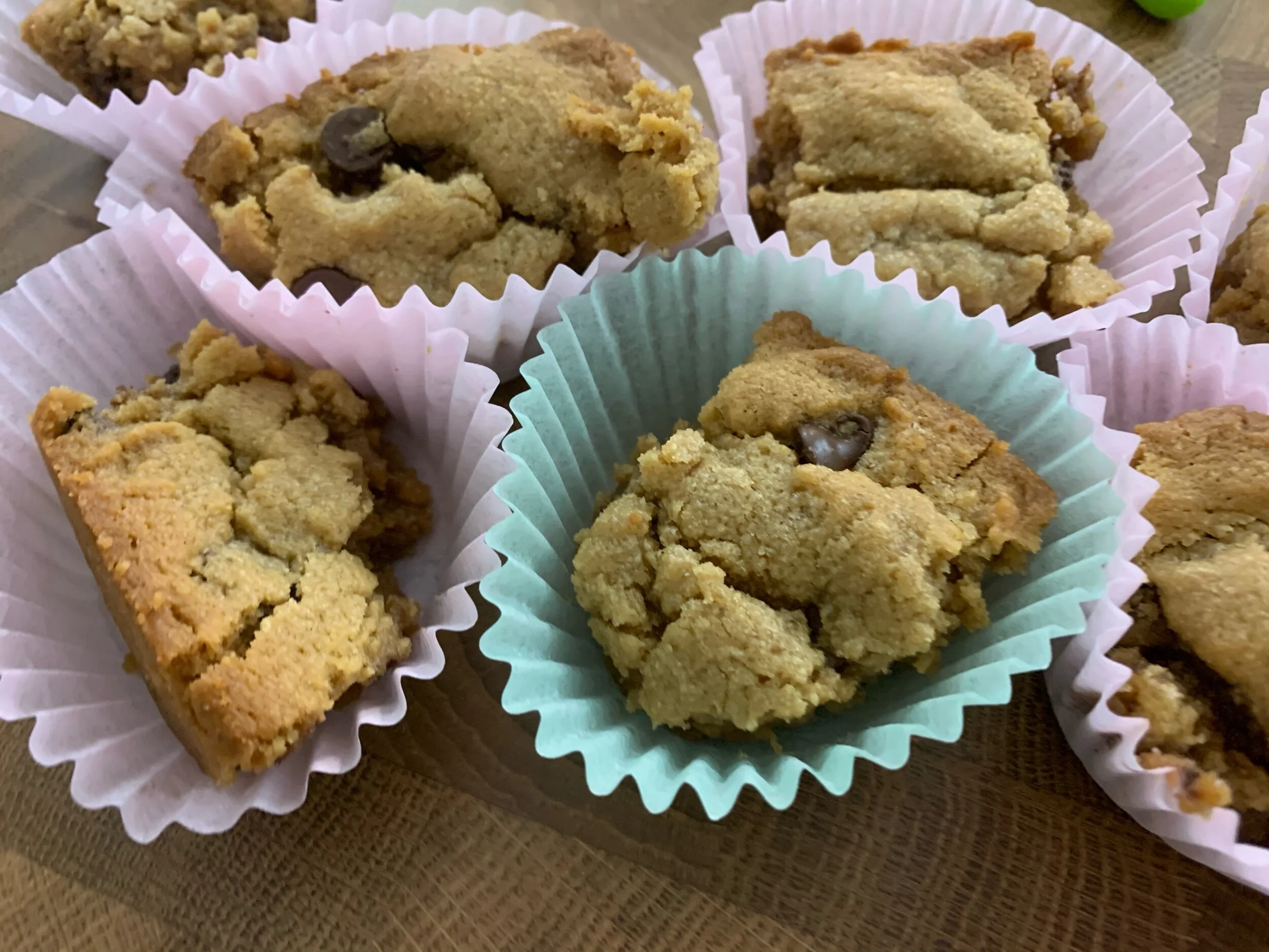 Peanut Butter, Chocolate Chip Blondies