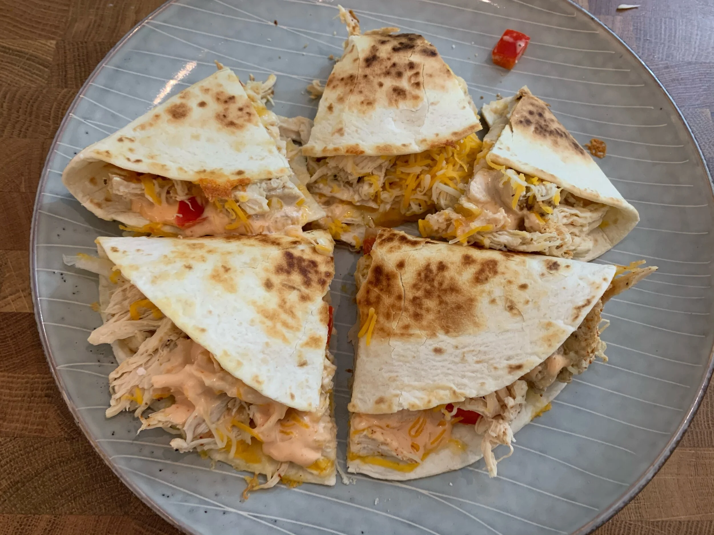 Simple Chicken Quesadillas