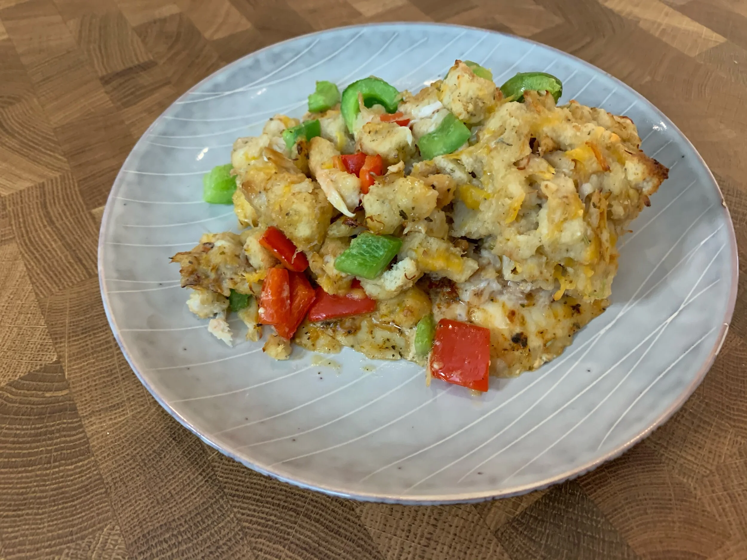 Crab and Cheese Stuffed Tilapia