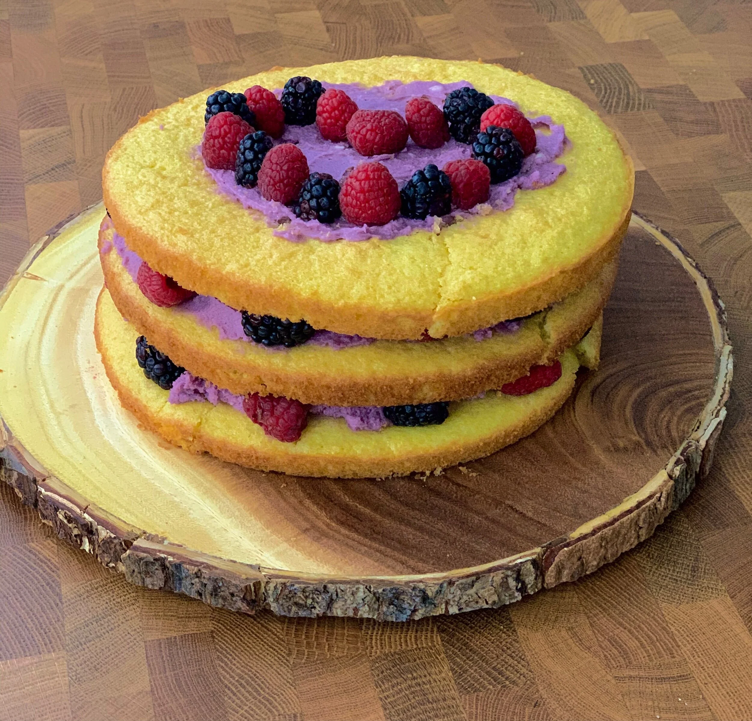 Valentine's Special: Berry in Love Sponge Cake
