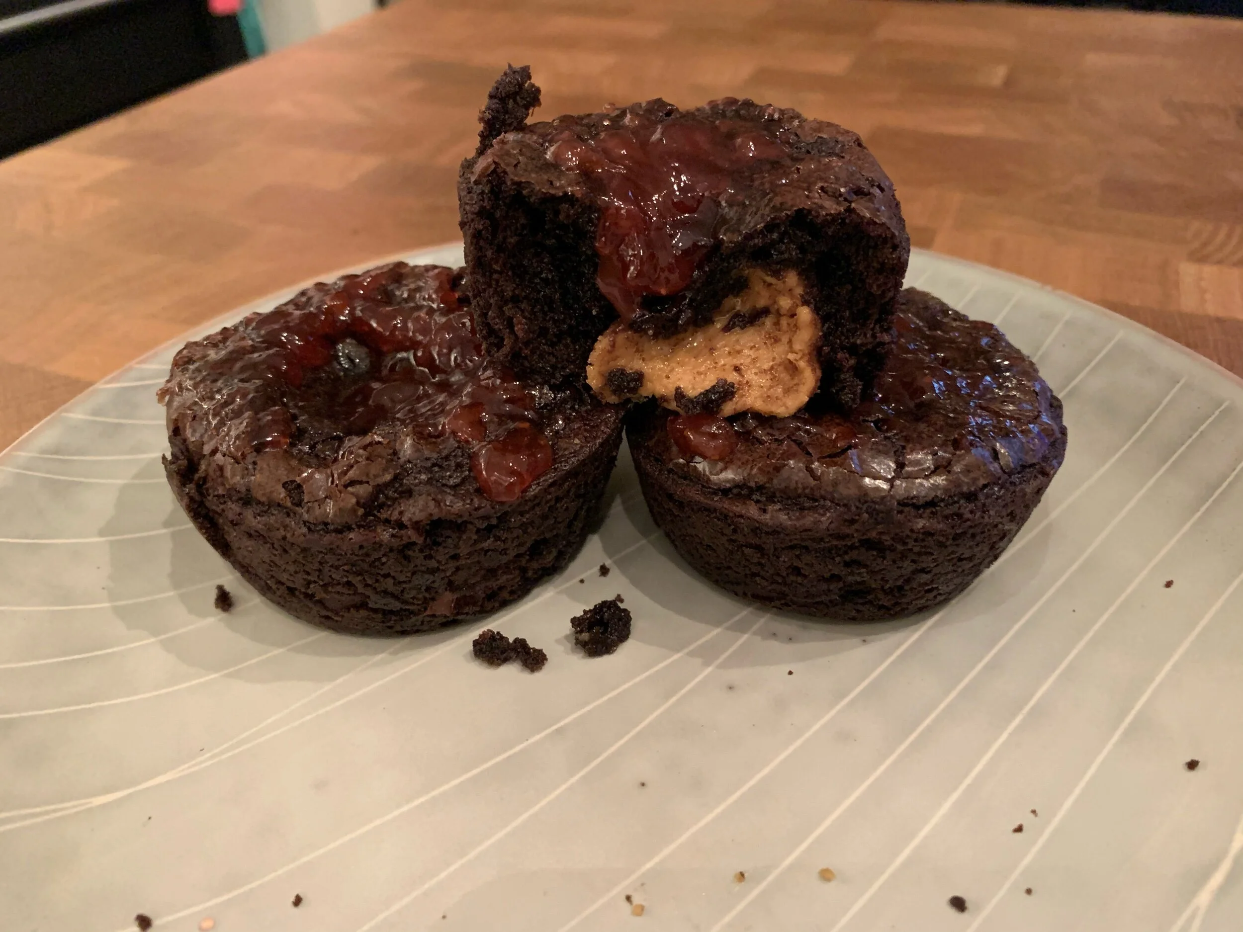Valentine's Special: PB&amp;J Brownies