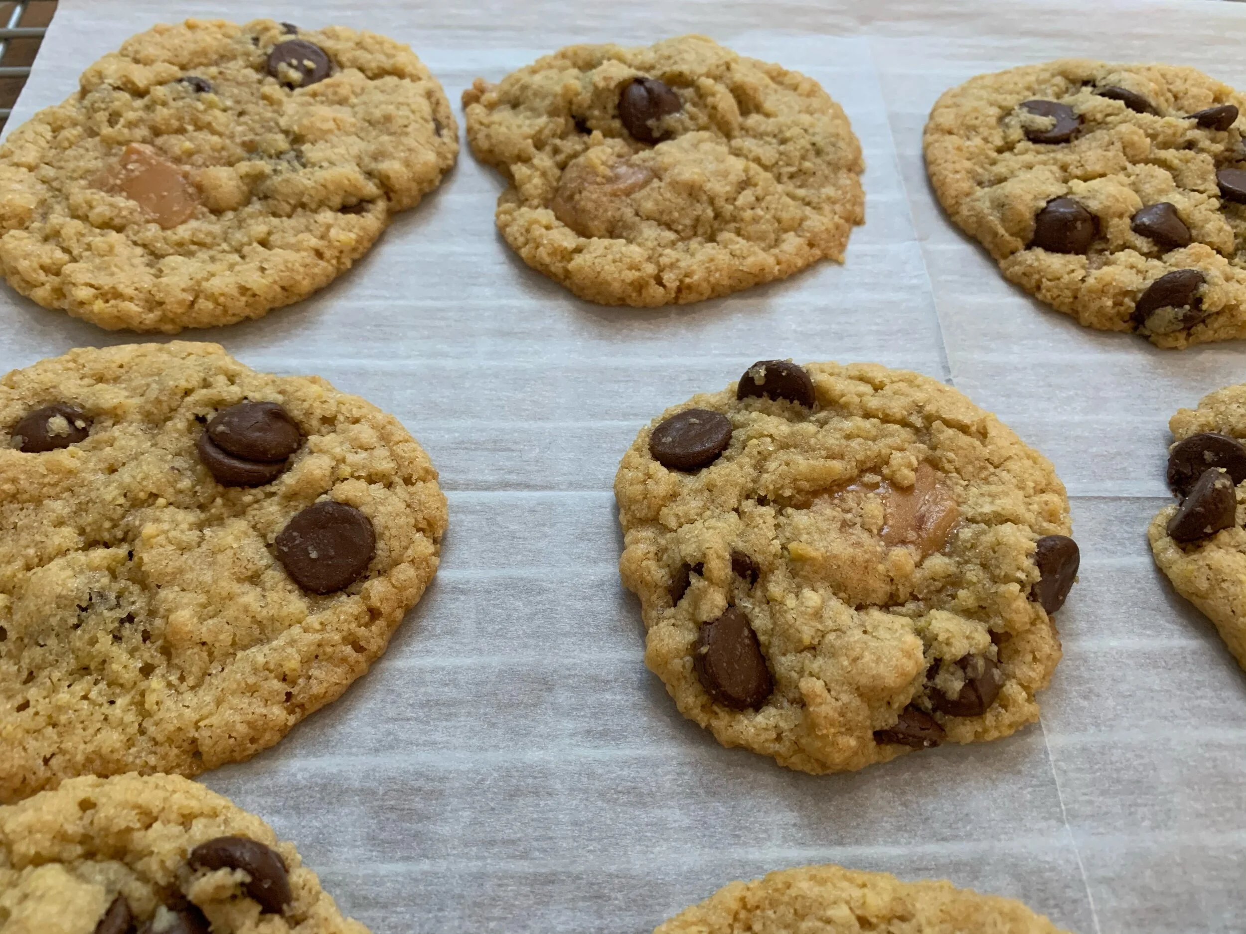 Valentine's Special: Caramel Dark Chocolate Cookies