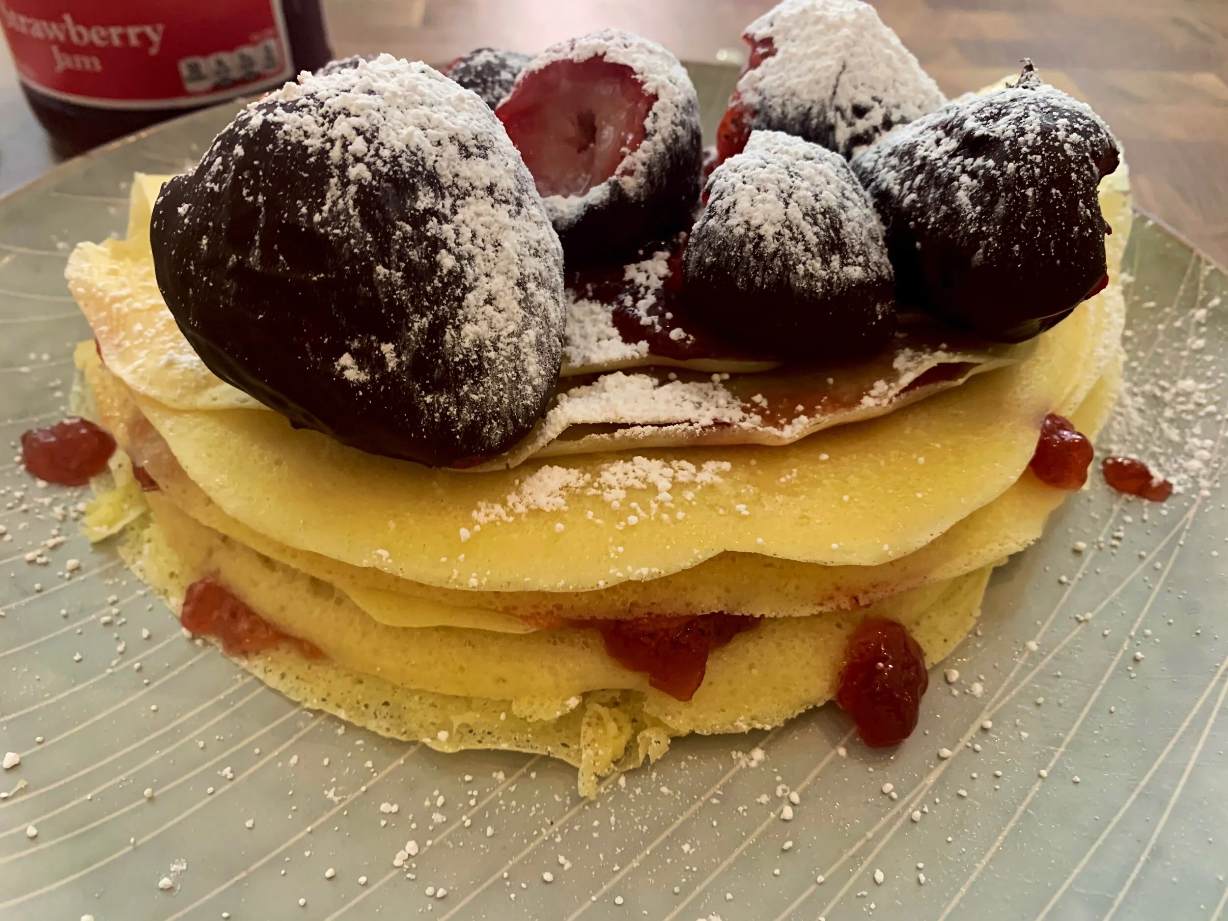 Valentine's Special: Chocolate Strawberry Crepes