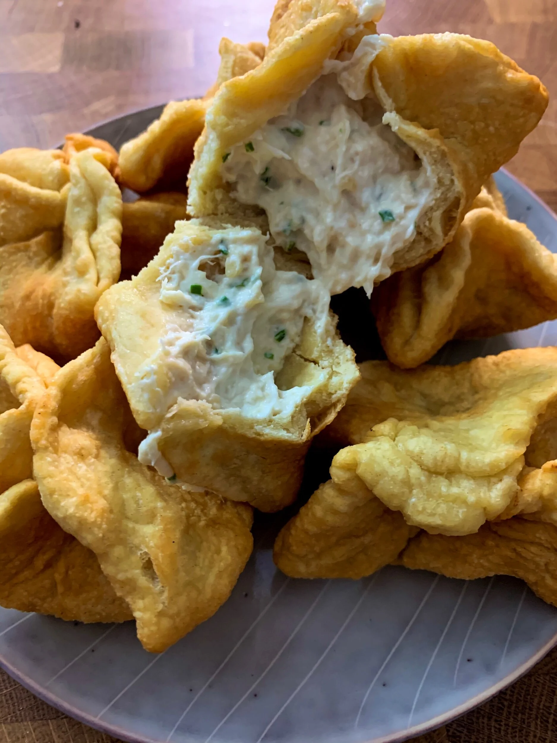 Homemade Crab Rangoon