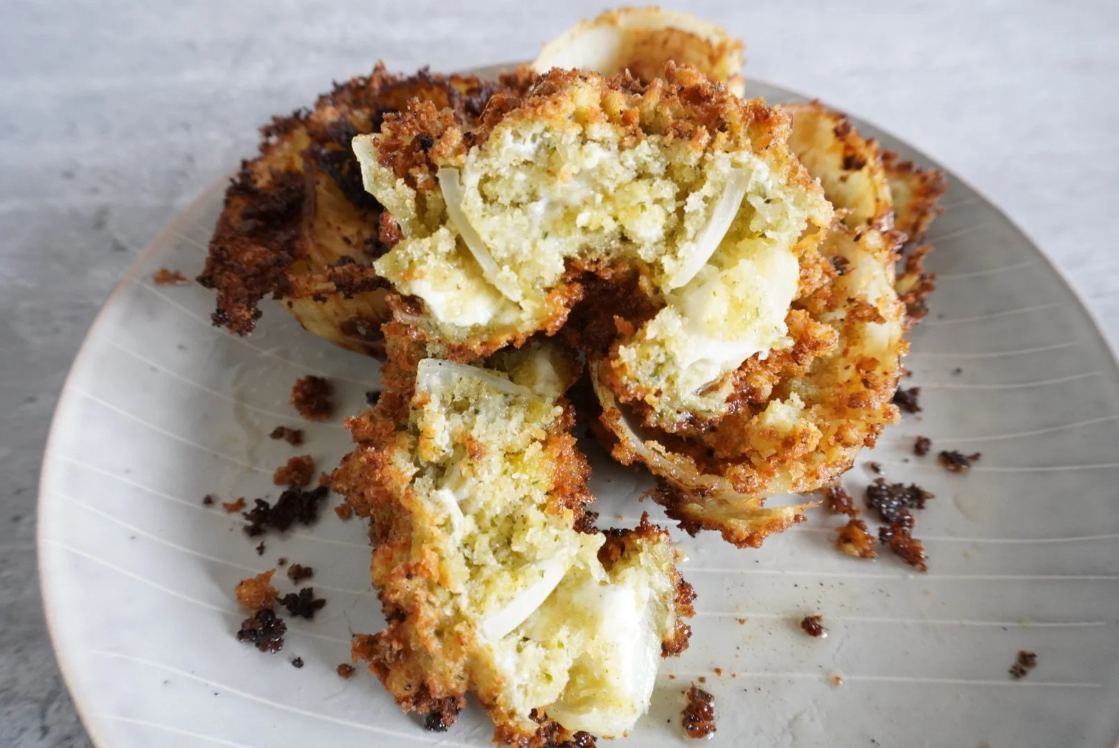 Transforming Sides Mozzarella Onion Rings