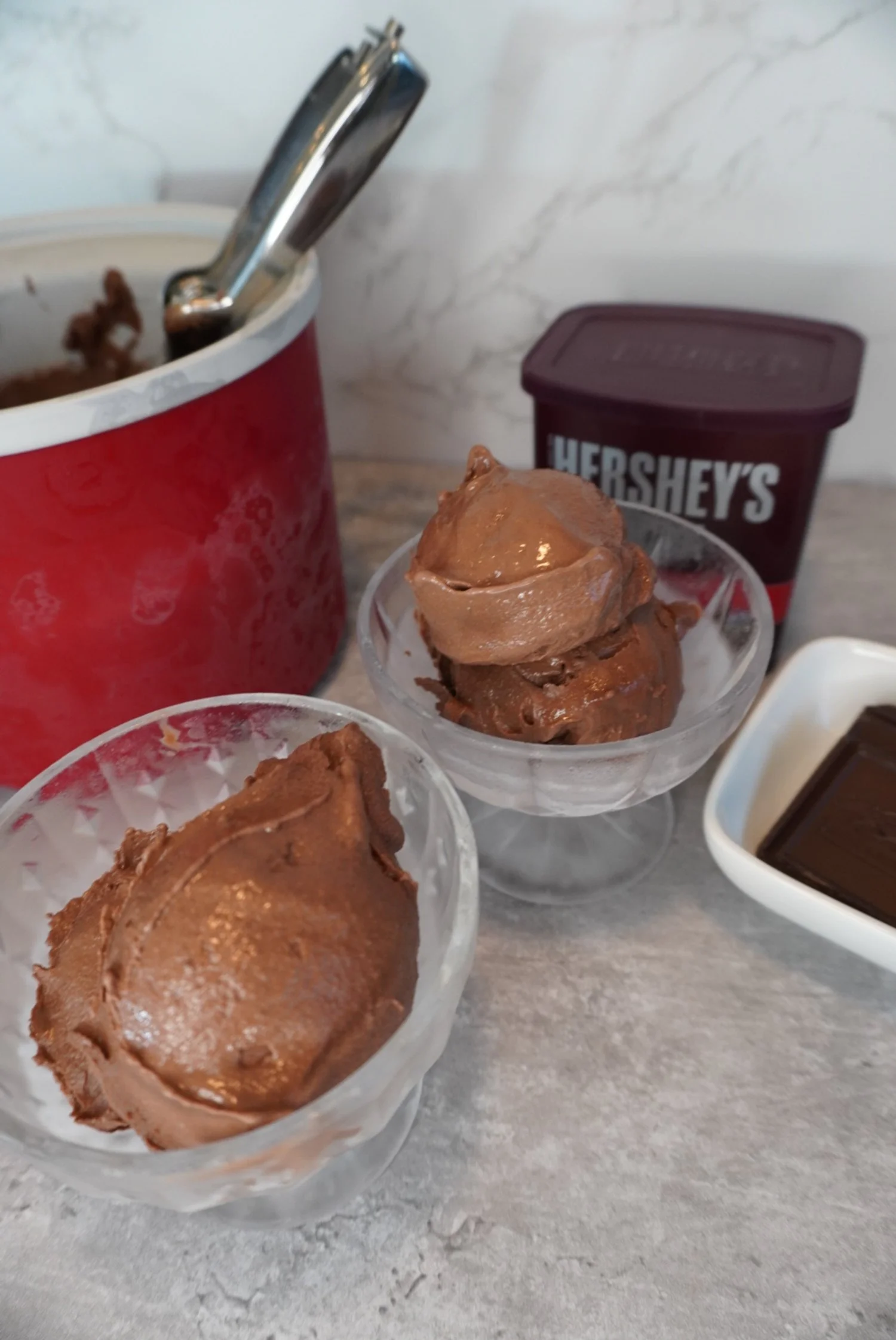 Homemade Dark Chocolate Custard