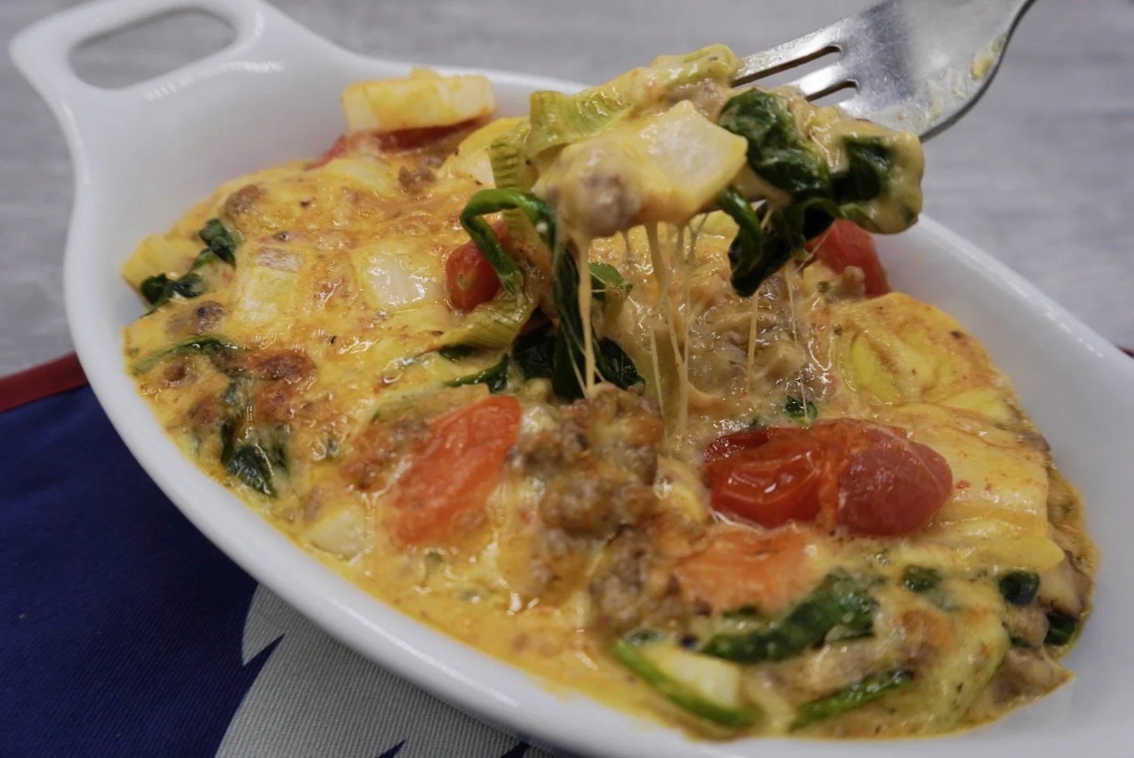 Cajun Cheesy vegetables