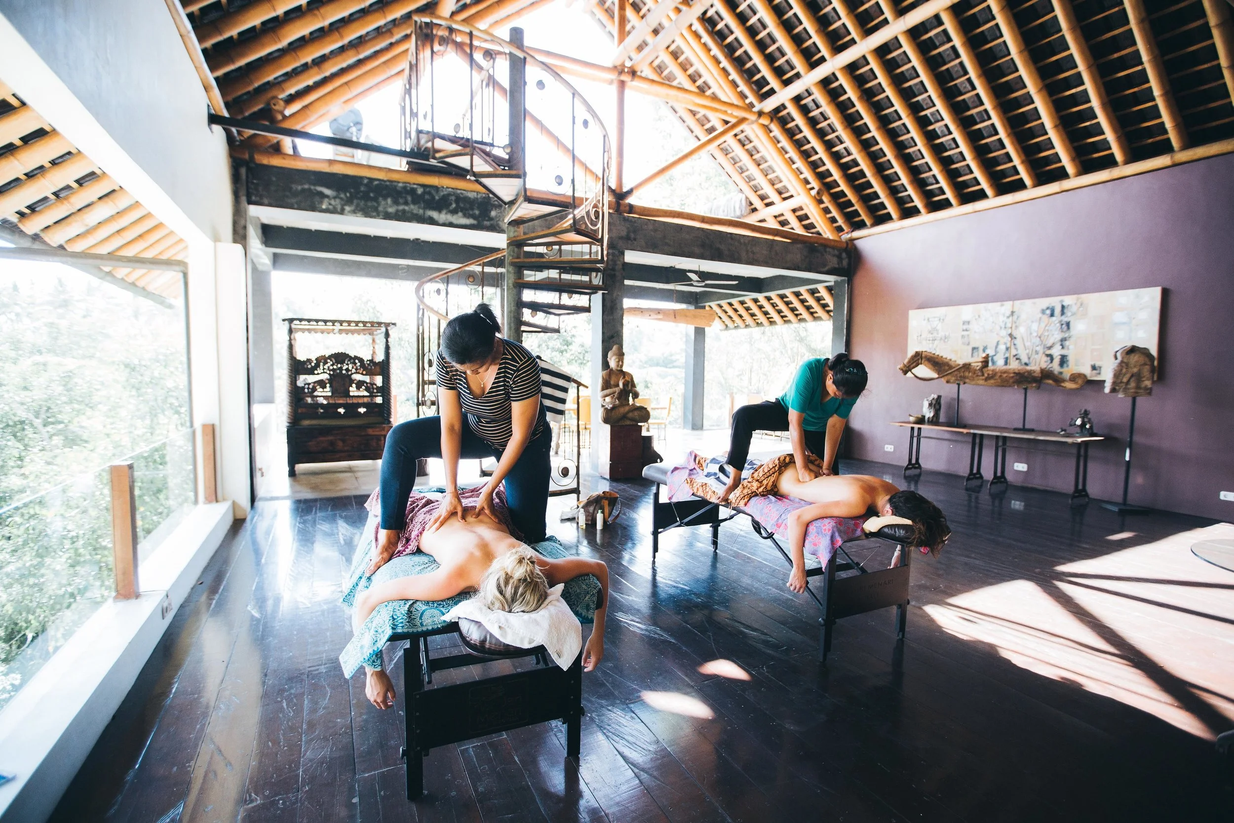 Daily couples massages? Sure. Services like this are SO CHEAP in Bali, averaging about $10 for the hour. 