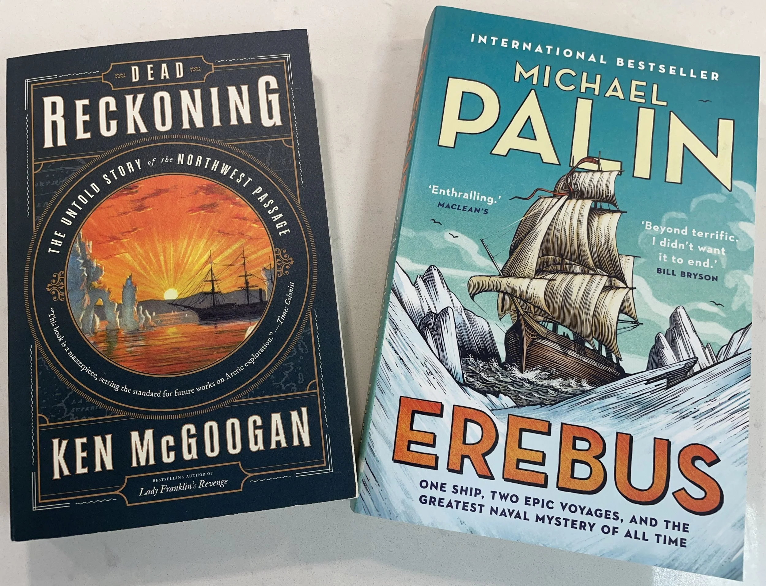 Dead Reckoning (Ken McGoogan) and Erebus (Michael Palin)