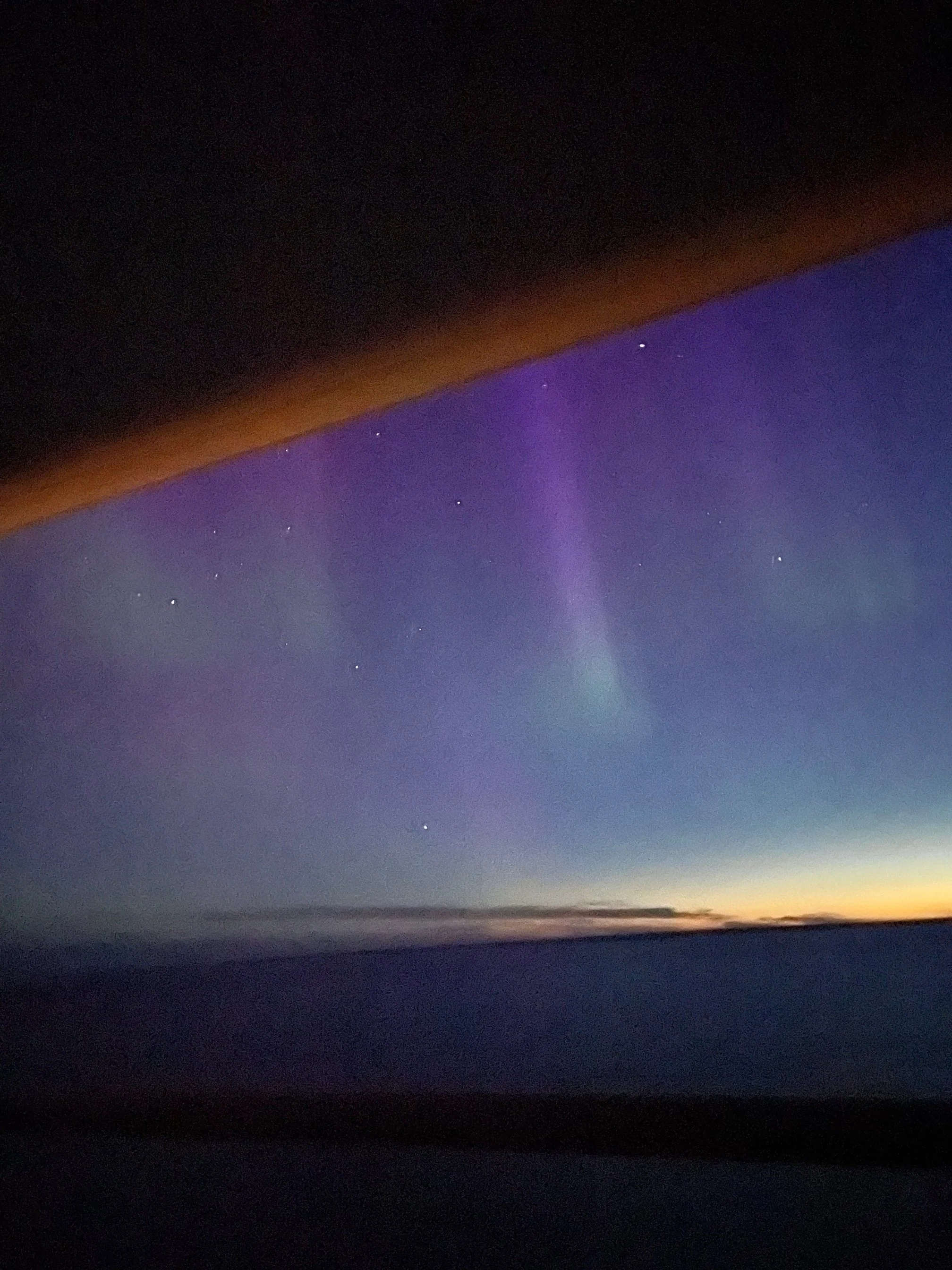 Northern Lights from cabin