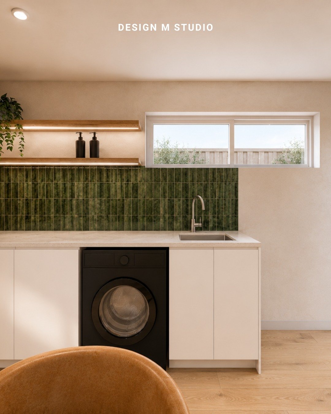 This one is for the builders.

J came to me with a floor plan sketch, some client inspiration images, and a selections meeting on the horizon. His client was upgrading their alfresco and building a small home hair salon, and needed to see it before s