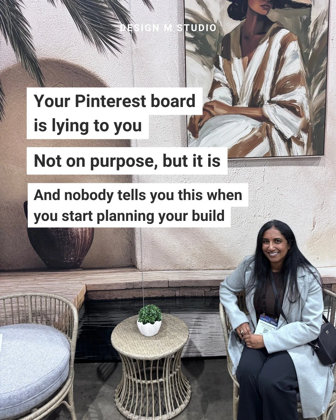 Your Pinterest board is lying to you.

Not on purpose. But it is.

Most of those images were taken in homes with 3 metre ceilings, double height voids, and generous proportions. Your new build has 2.7 metre ceilings. And that changes everything.

The