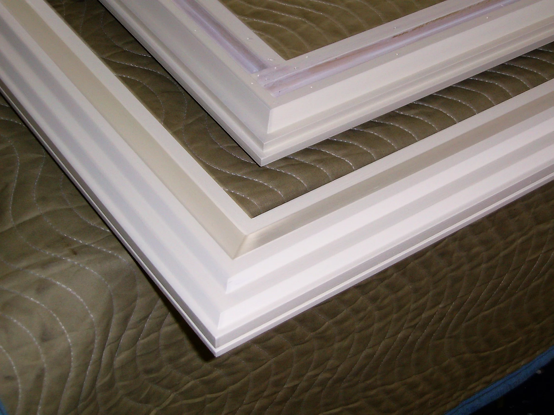 Detail of period frames crafted by SFAS for paintings in Minnesota Historical Society collections.