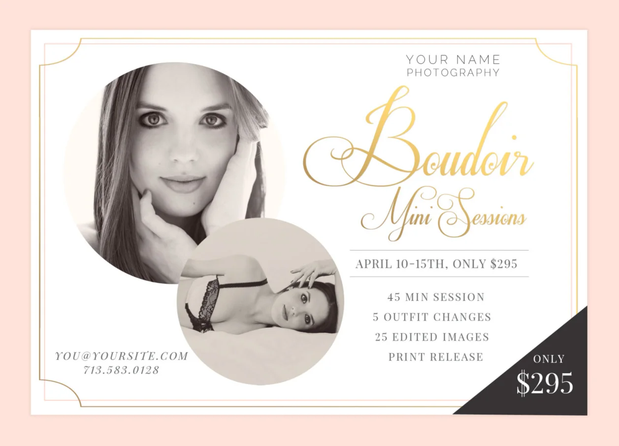 boudoir marketing board