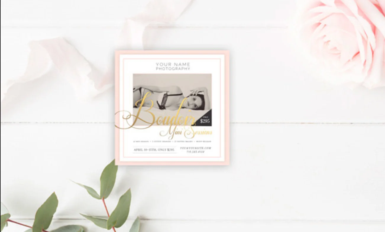 boudoir marketing set
