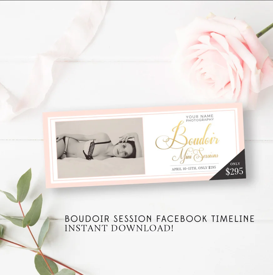boudoir Facebook timeline