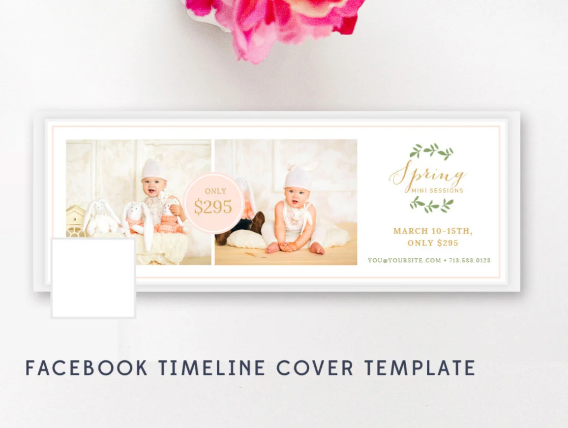 Mini Sessions Facebook timeline template