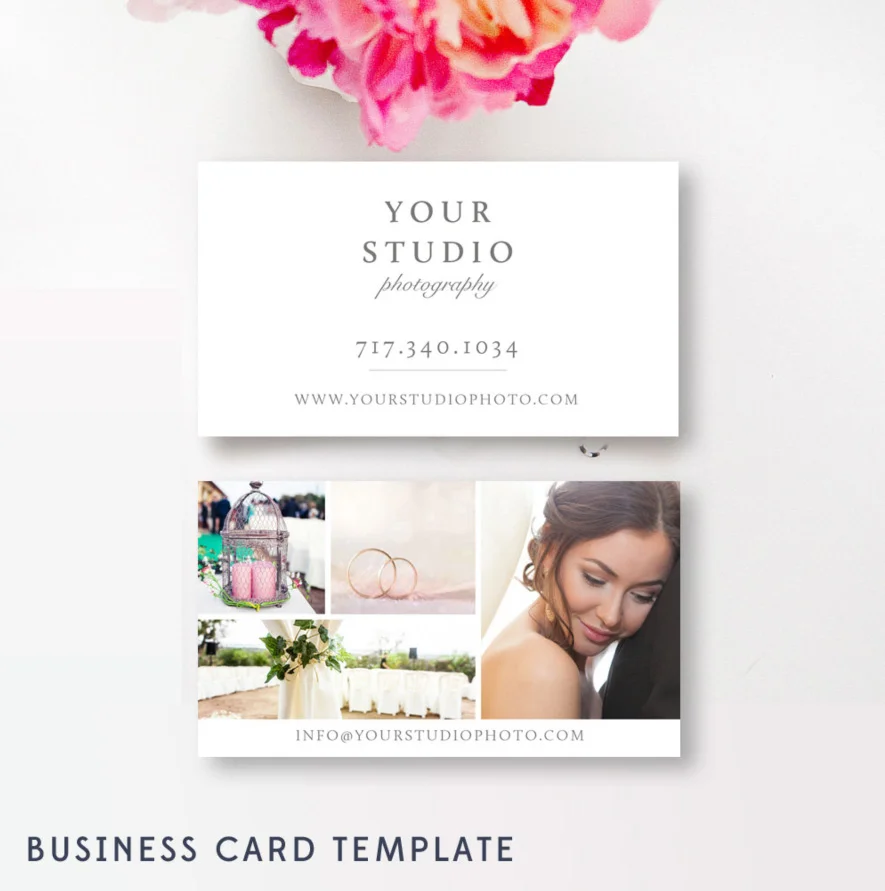 photographer business card template