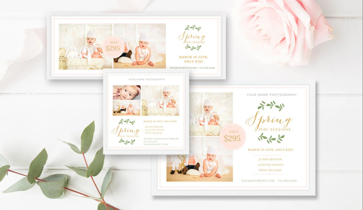 spring mini session marketing bundle