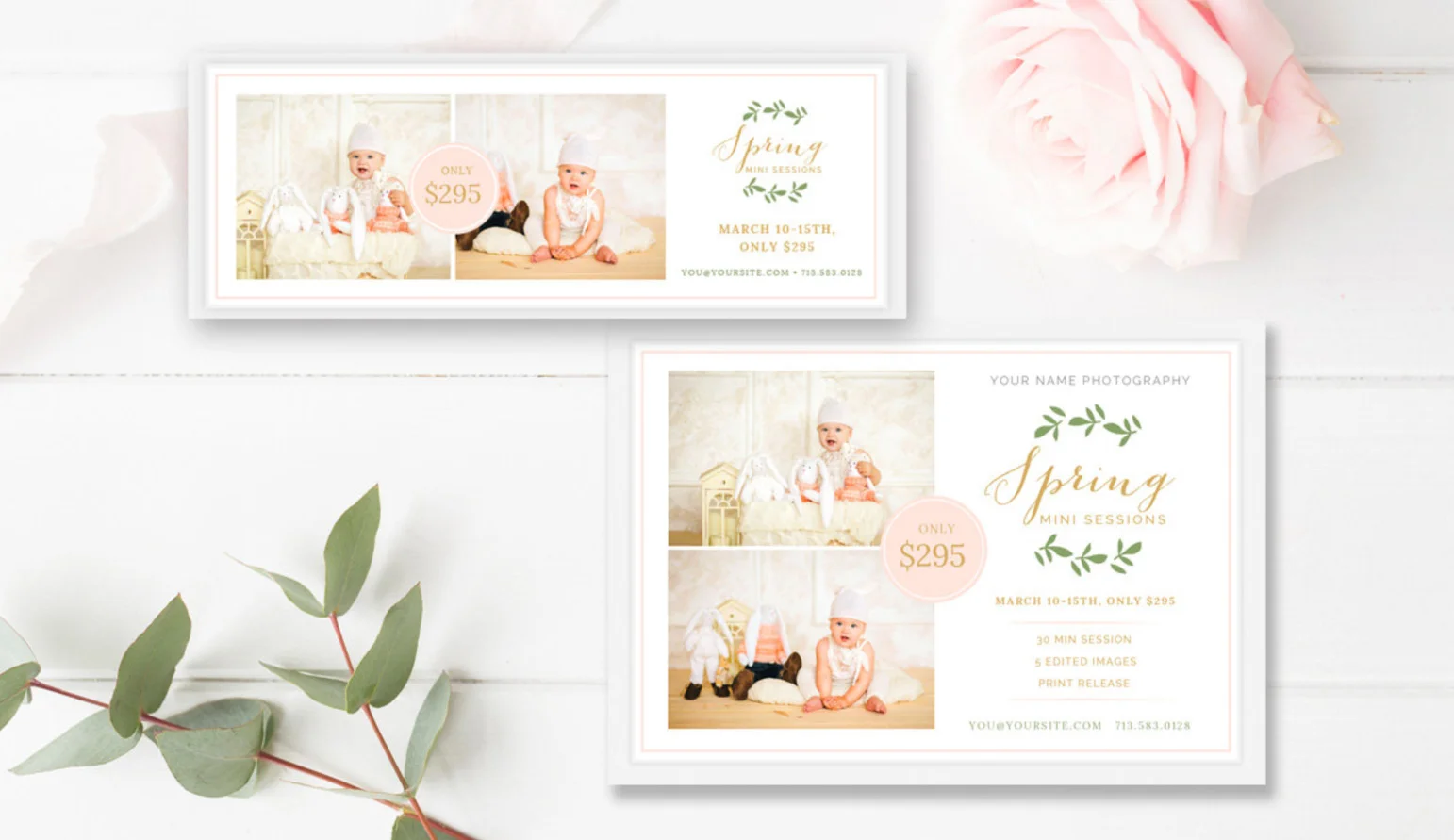 spring mini session marketing bundle