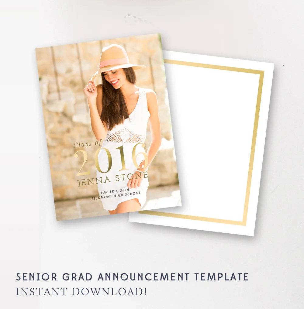 Senior Graduation Announcement