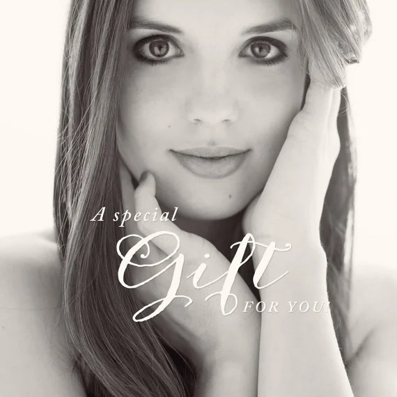 boudoir gift card template