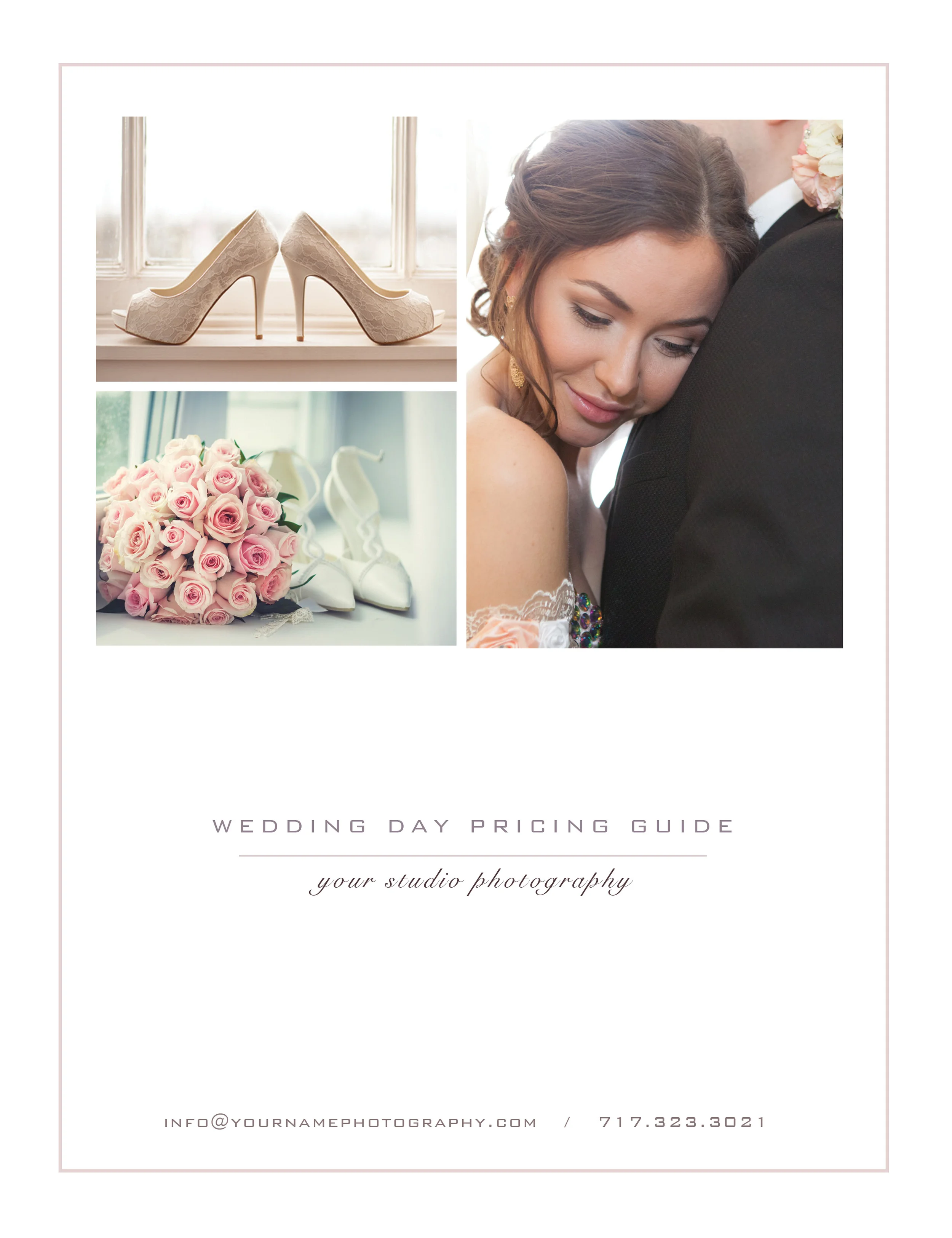 wedding photographer pricing guide template