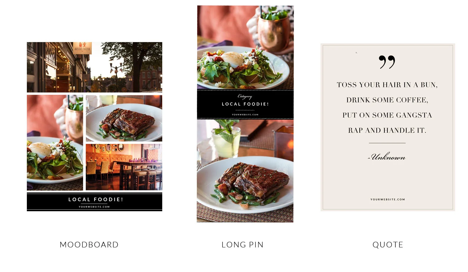 Modern Blog Post Template Package - Blog Post Graphics + Social Media Graphics