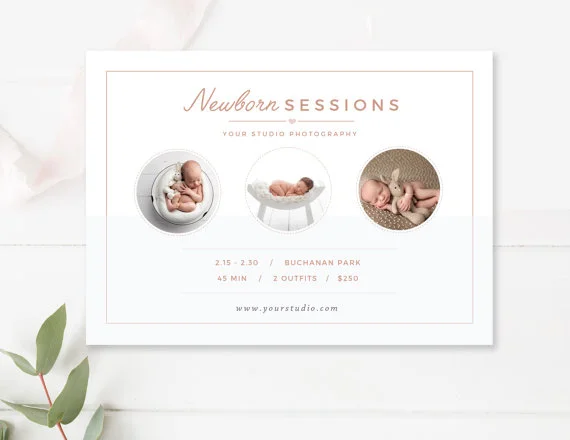 Newborn Photography Marketing Set