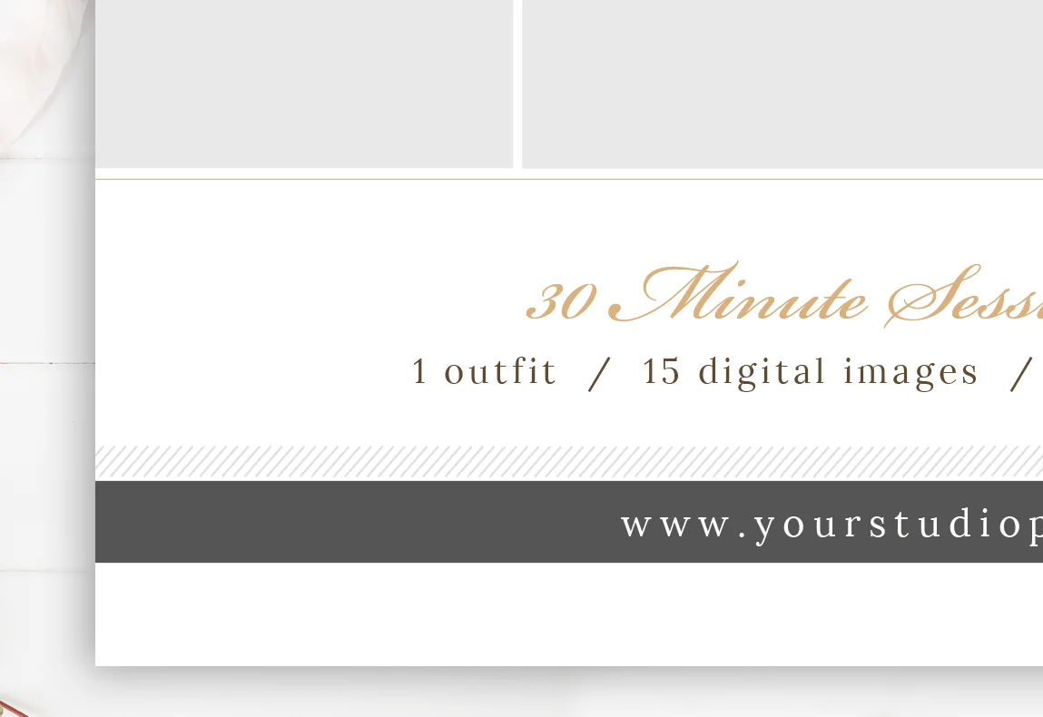 Holiday Mini Session Templates for Photographers