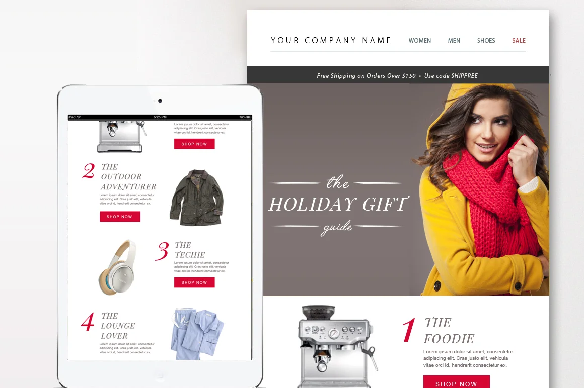 eCommerce Email Template PSD