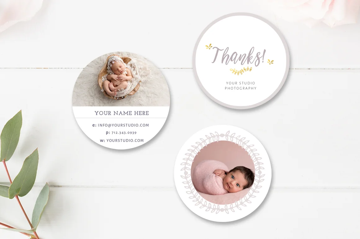 Photographer Sticker Templates - Photographer Templates