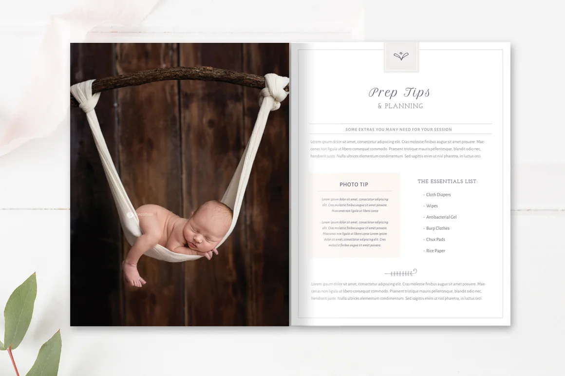 Studio Photography Magazine Template - Photographer templates