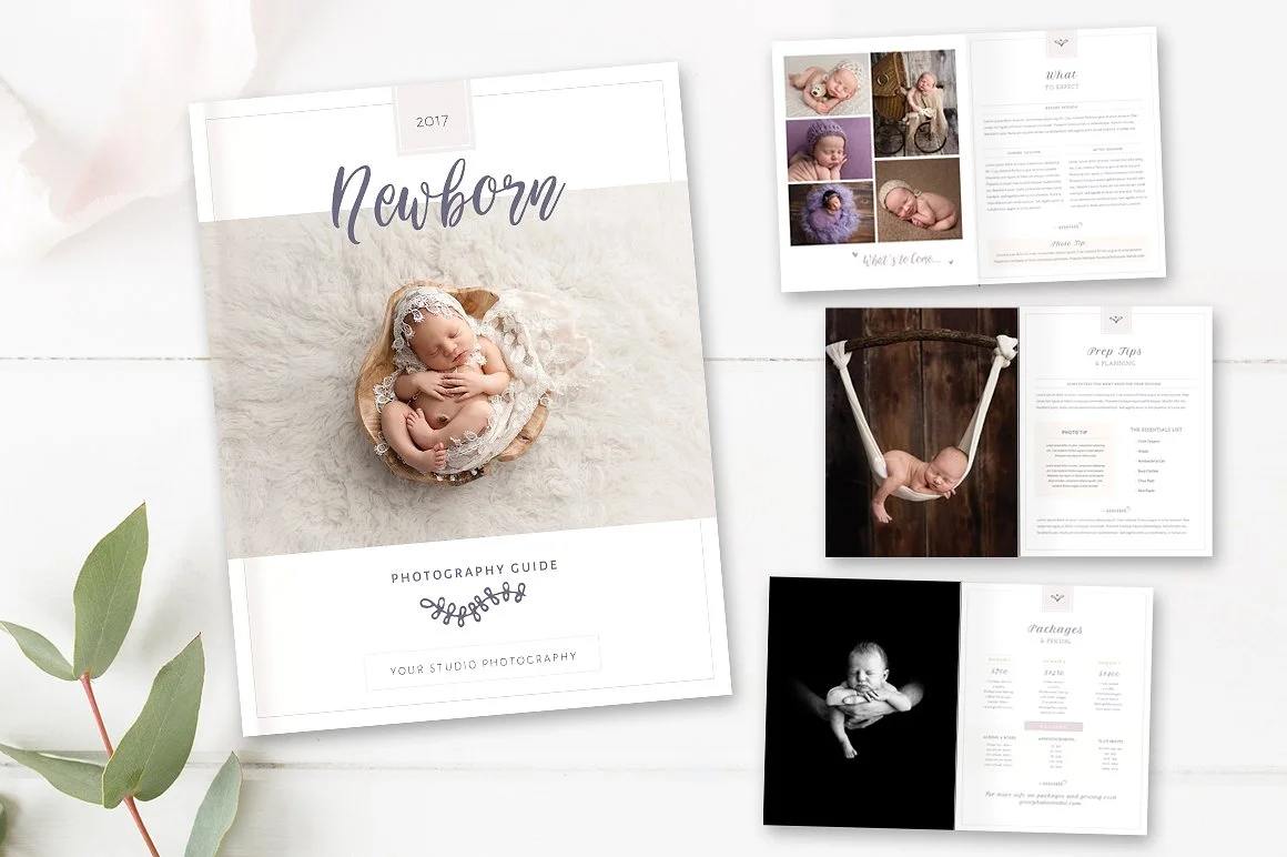 Studio Photography Magazine Template - Photographer templates