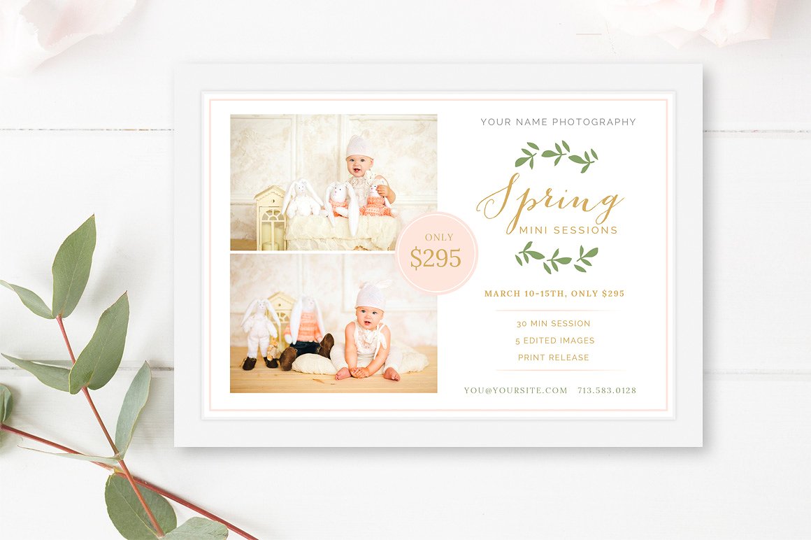 Spring Mini Session Marketing Board - Spring Mini Session Template