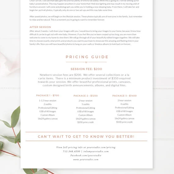 Photography Email Template - Email Newsletter Template