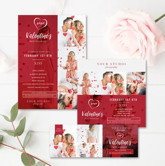 Valentine's Mini Session Marketing Bundle