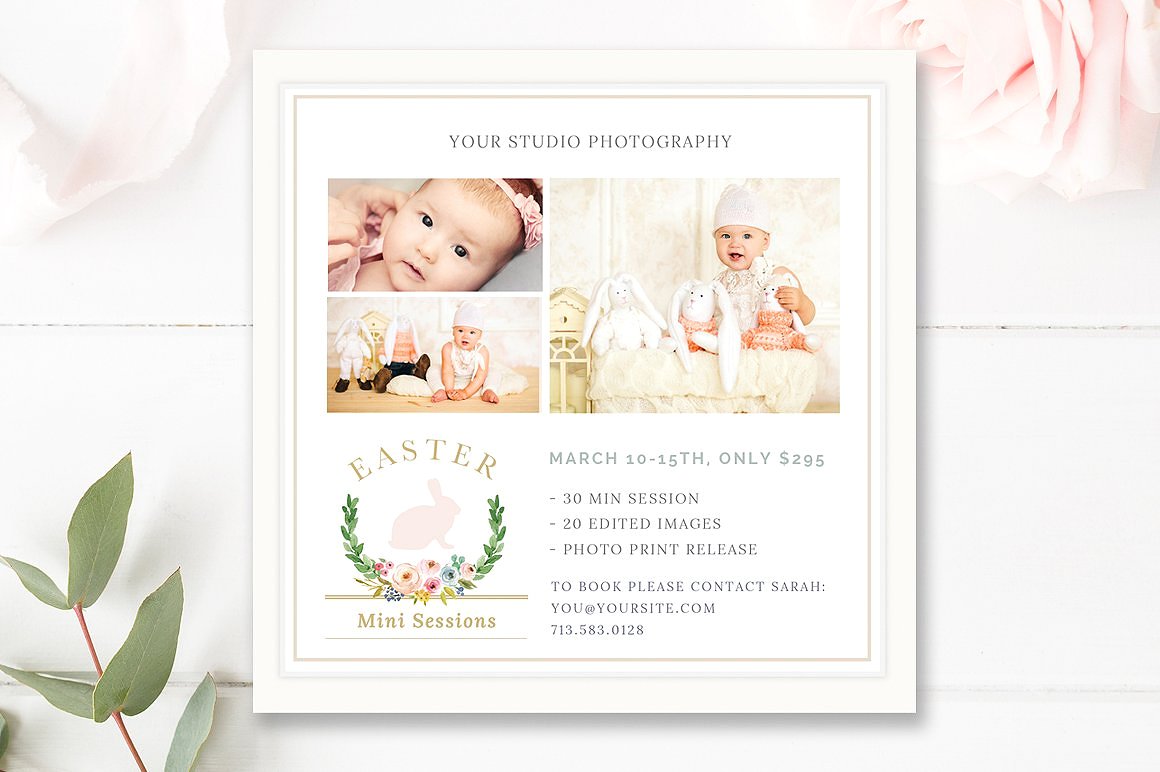 easter instagram template