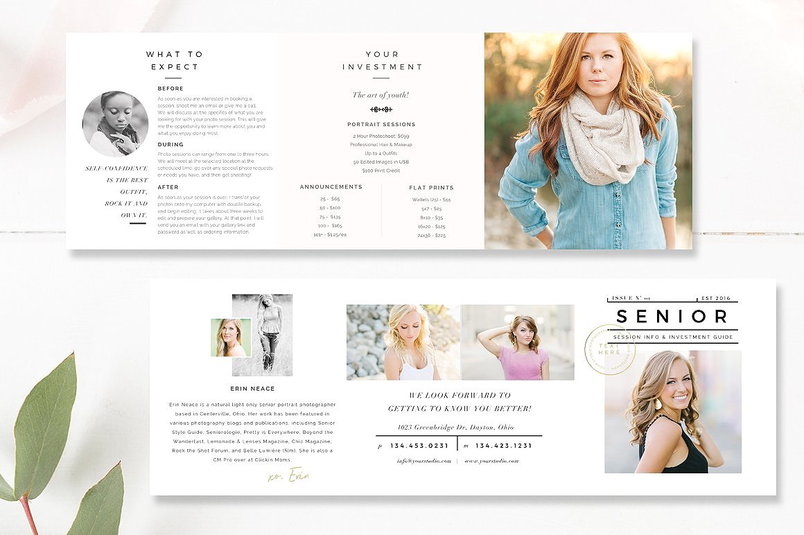 Complete Senior Photographer Marketing Set