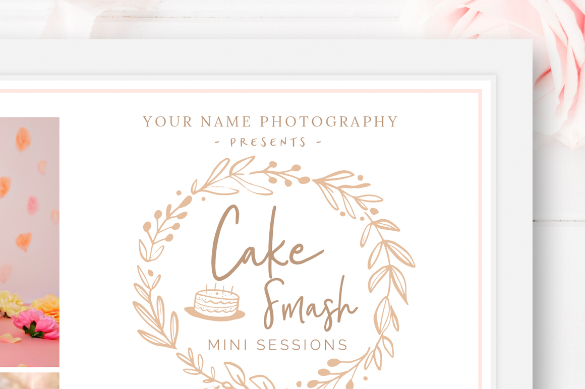 Cake Smash Minis Photography Template