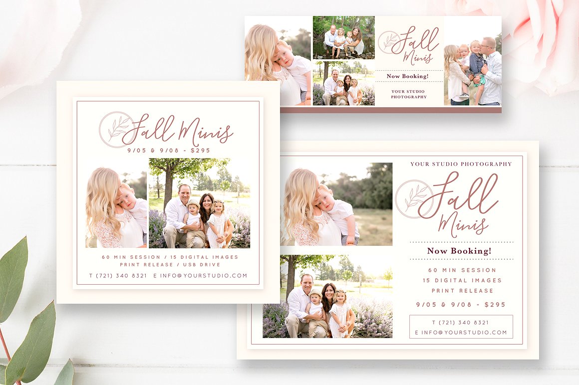 Fall Mini Session Marketing Bundle for Photographers